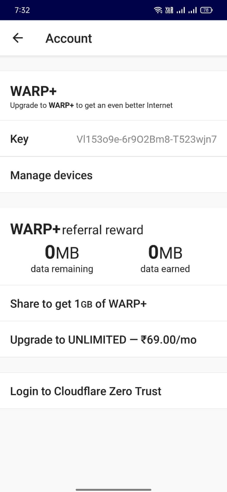 Screenshot 1.1.1.1 VPN + WARP APK