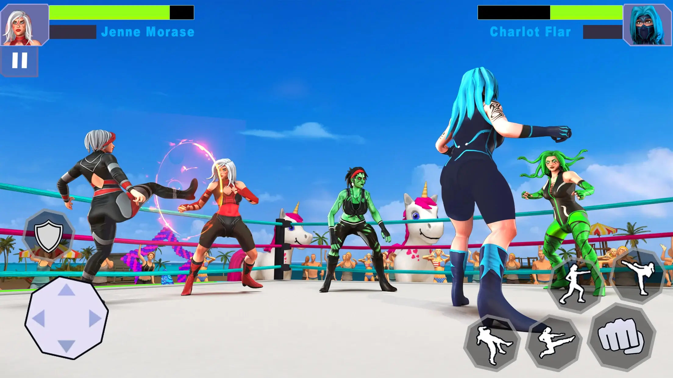 Screenshot Bad Girls Wrestling Rumble APK