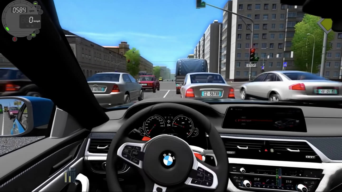 Screenshot City Car Driving APK