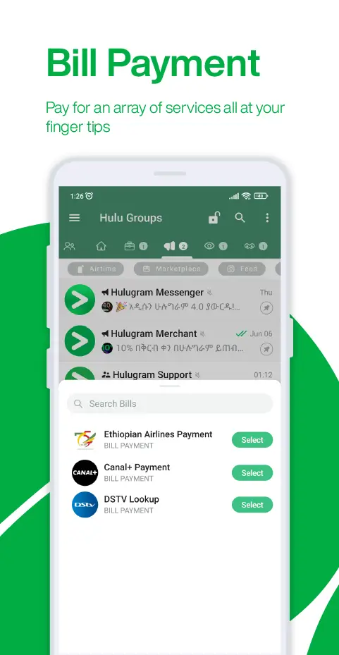 Screenshot Hulugram Messenger APK