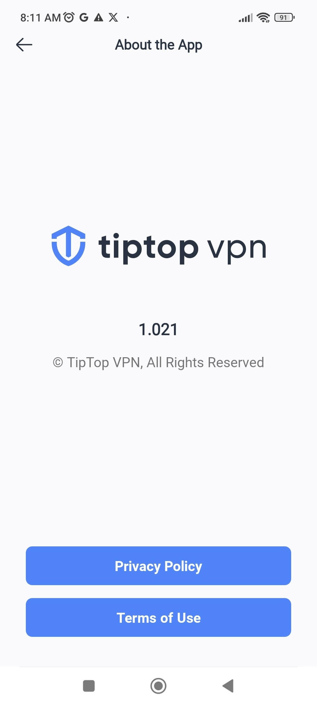 Screenshot TipTop VPN APK