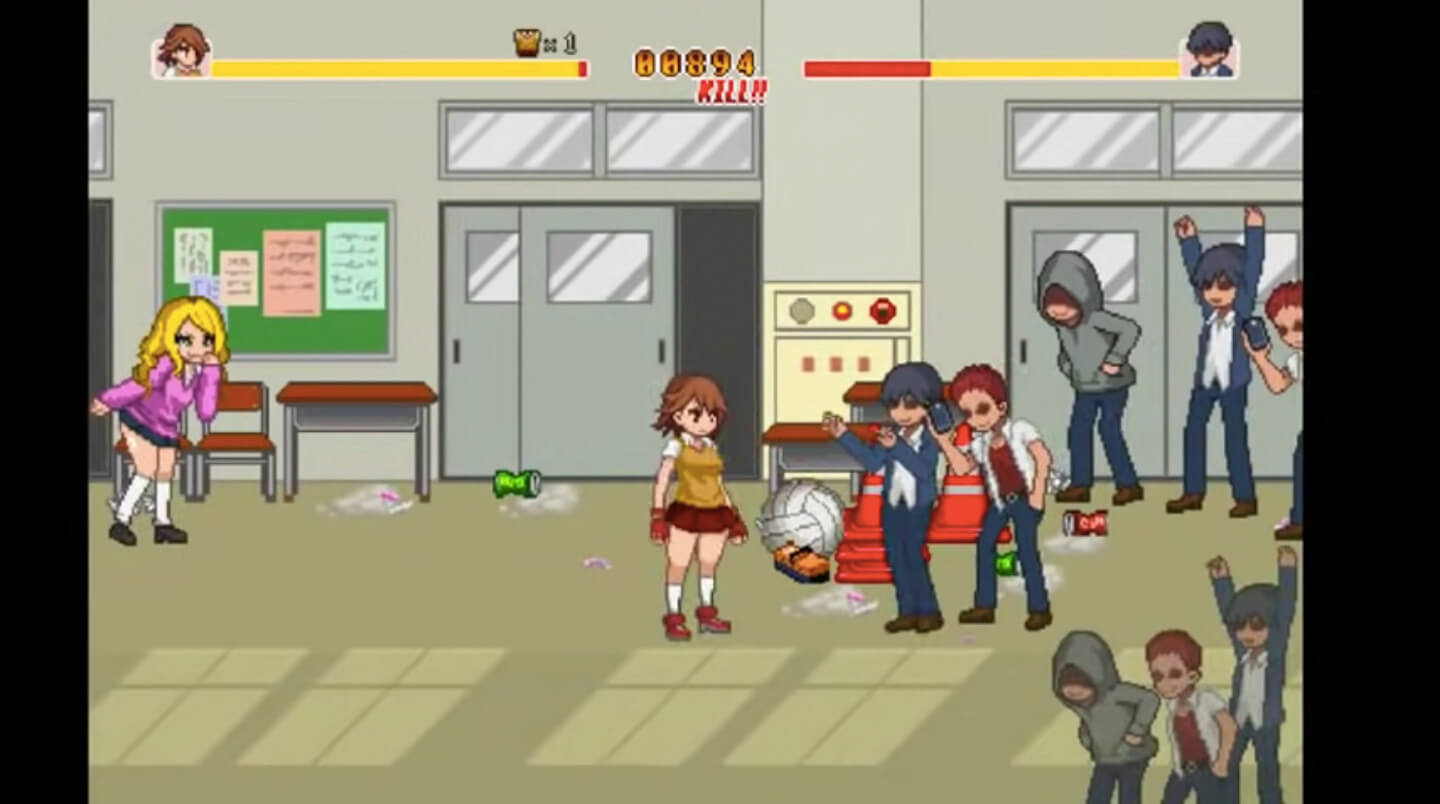 Screenshot School Dot Fight APK v1.2: Aksi Pertarungan Seru di Lingkungan Sekolah