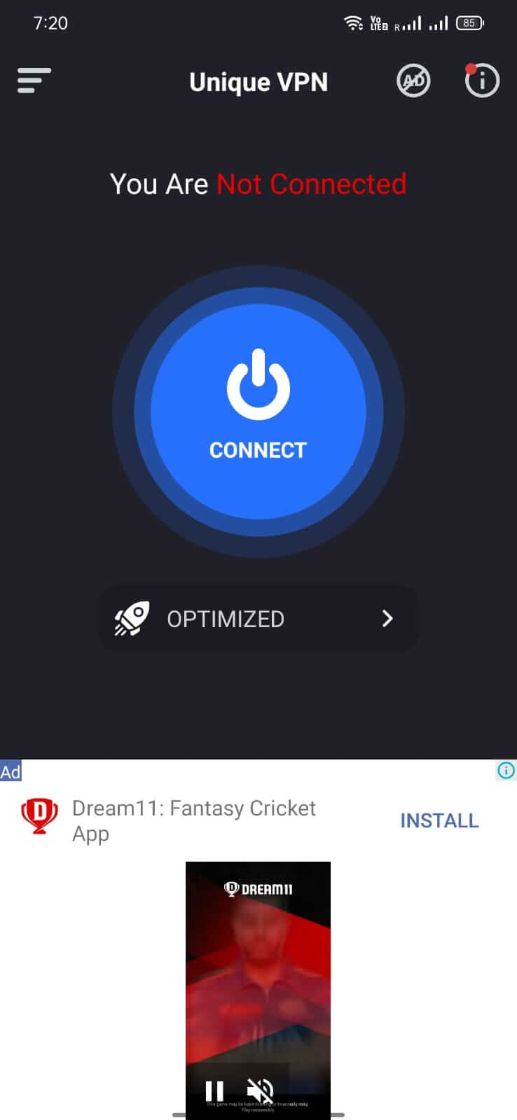 Screenshot Unique VPN APK v1.5.1