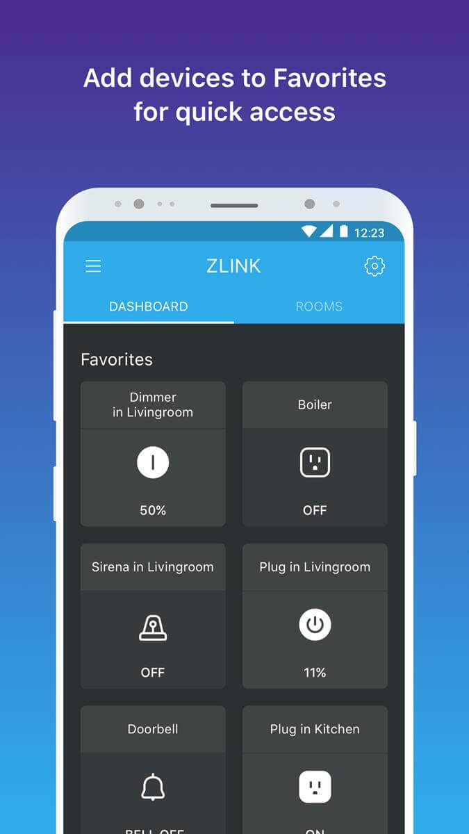 Screenshot ZLINK APK v1.2.78 untuk Kontrol Perangkat Smart Home