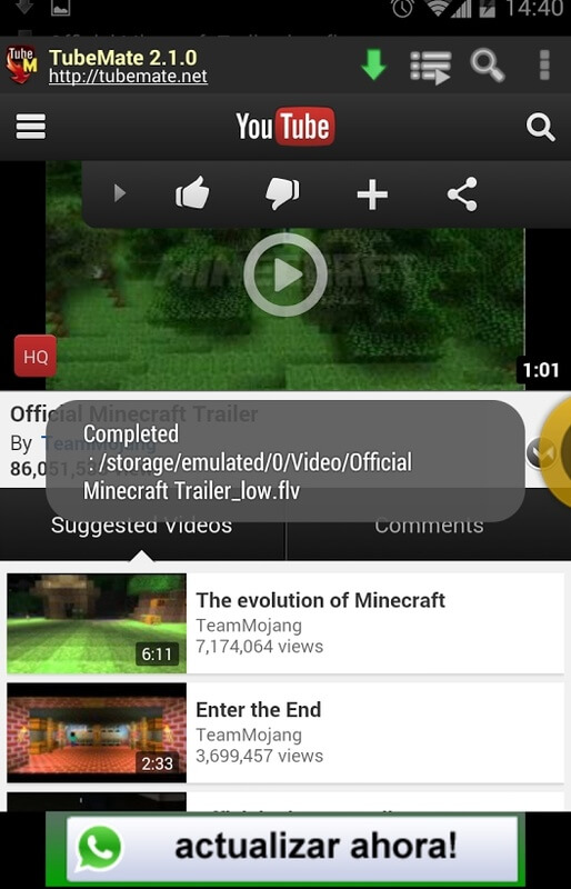 Screenshot TubeMate APK v3.4.20.1549 untuk Android