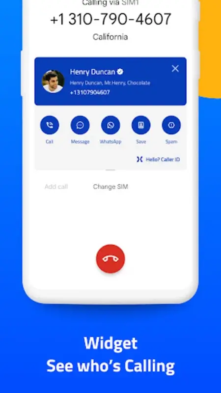 Screenshot Hello Caller ID APK v1.5.7