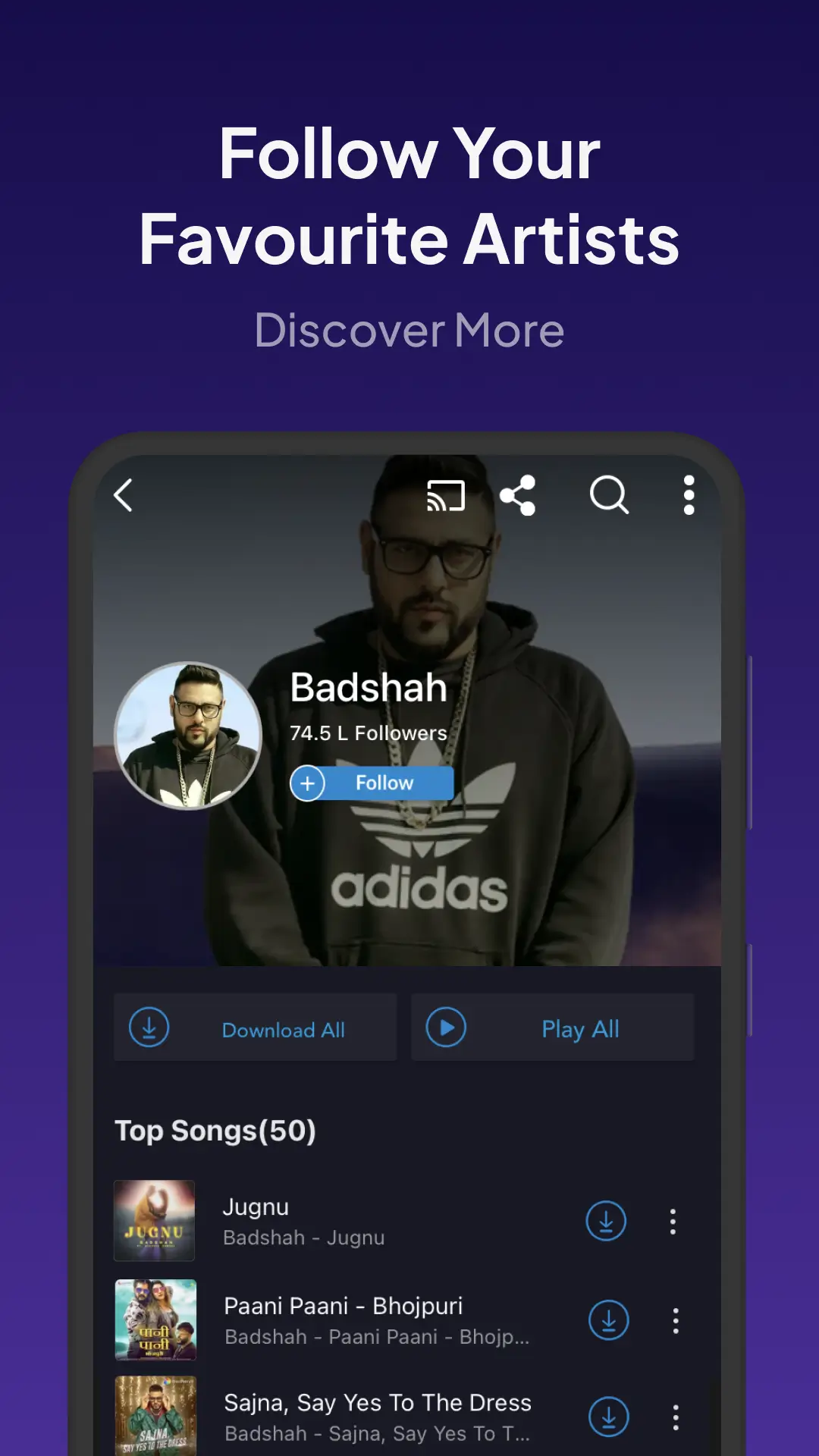 Screenshot Wynk Music APK