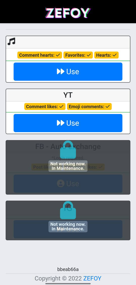 Screenshot ZEFOY APK v1.9.5 untuk Android