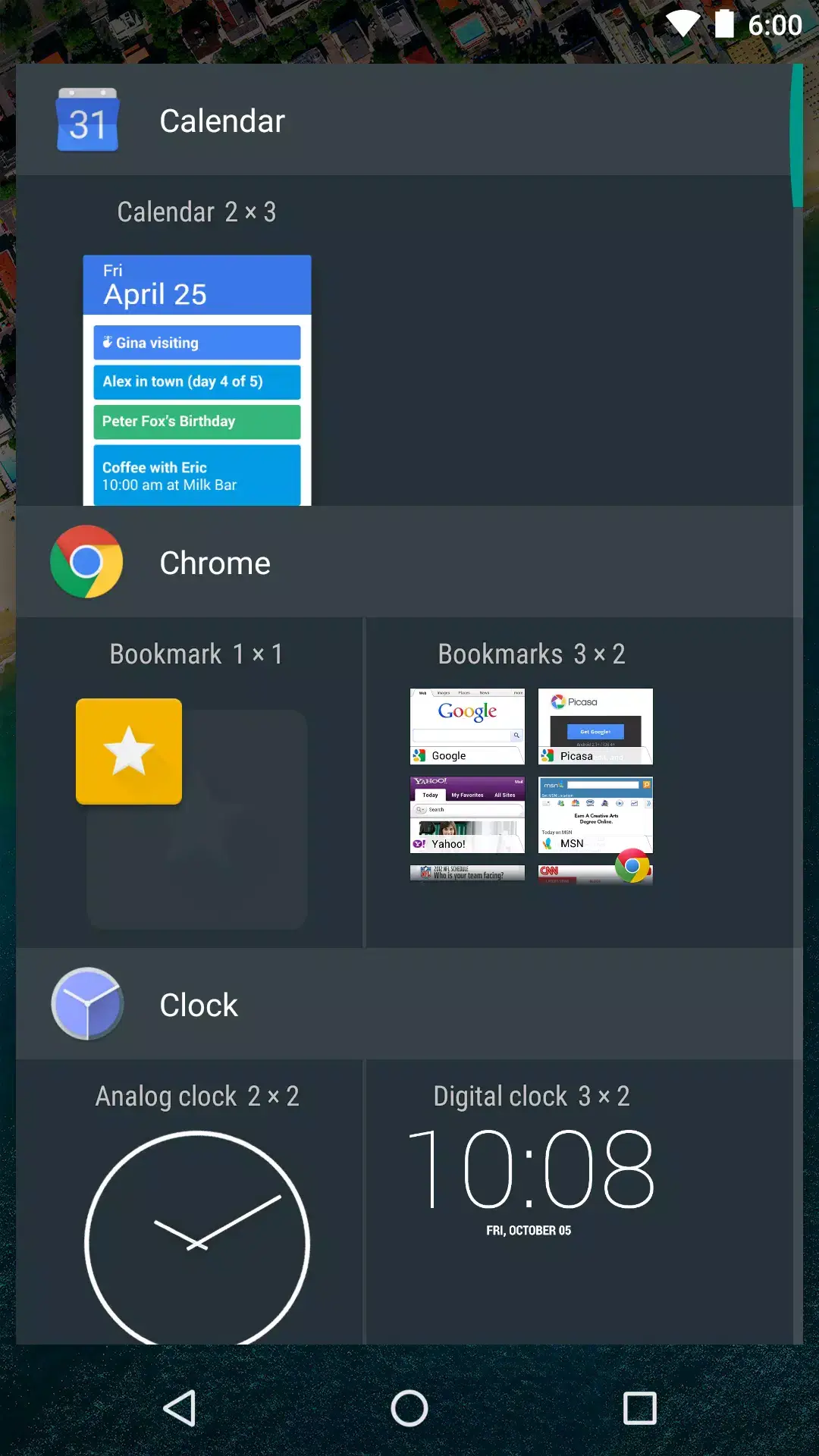 Screenshot Google Now Launcher APK