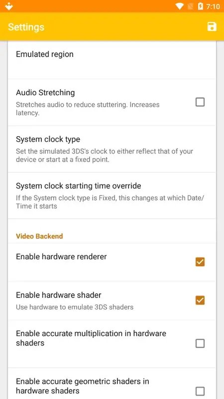 Screenshot Citra Emulator APK