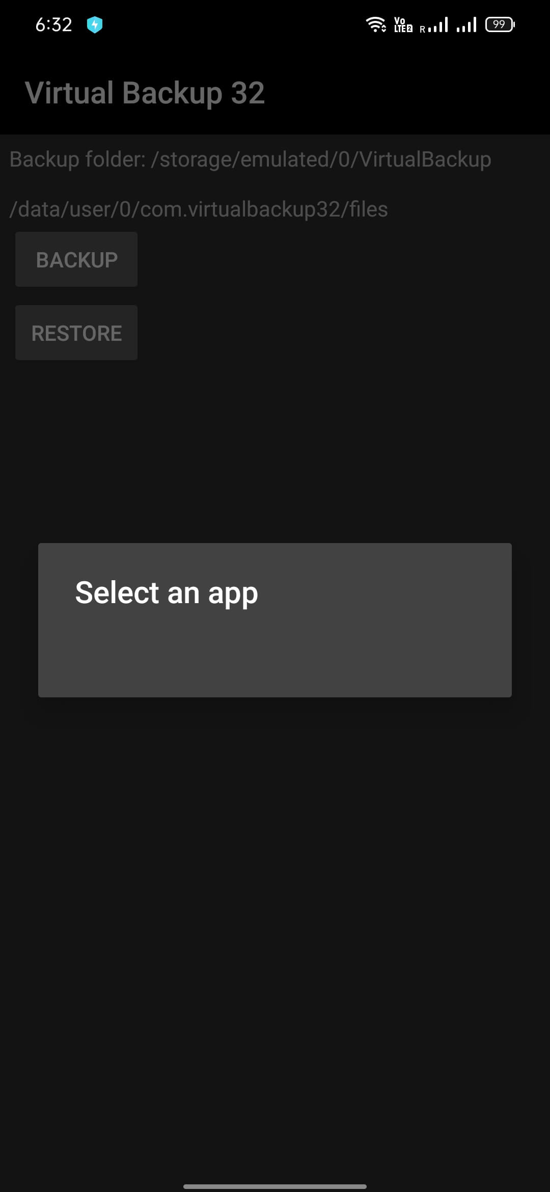 Screenshot Virtual Backup APK v2.5 Download untuk Android