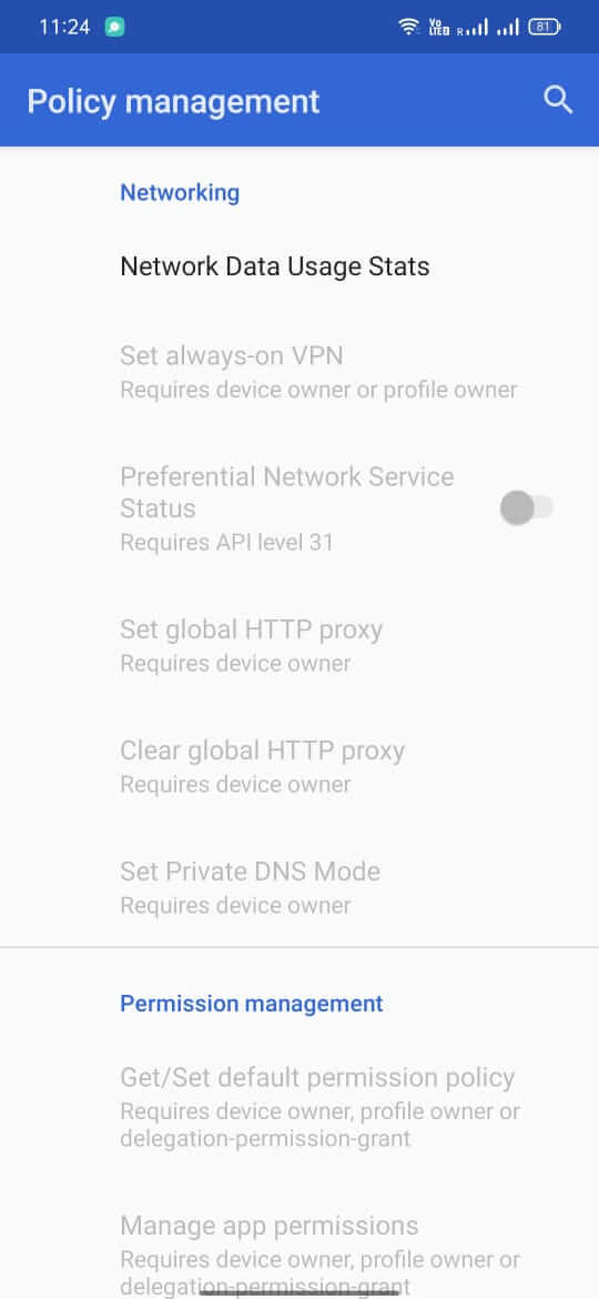 Screenshot Test DPC APK