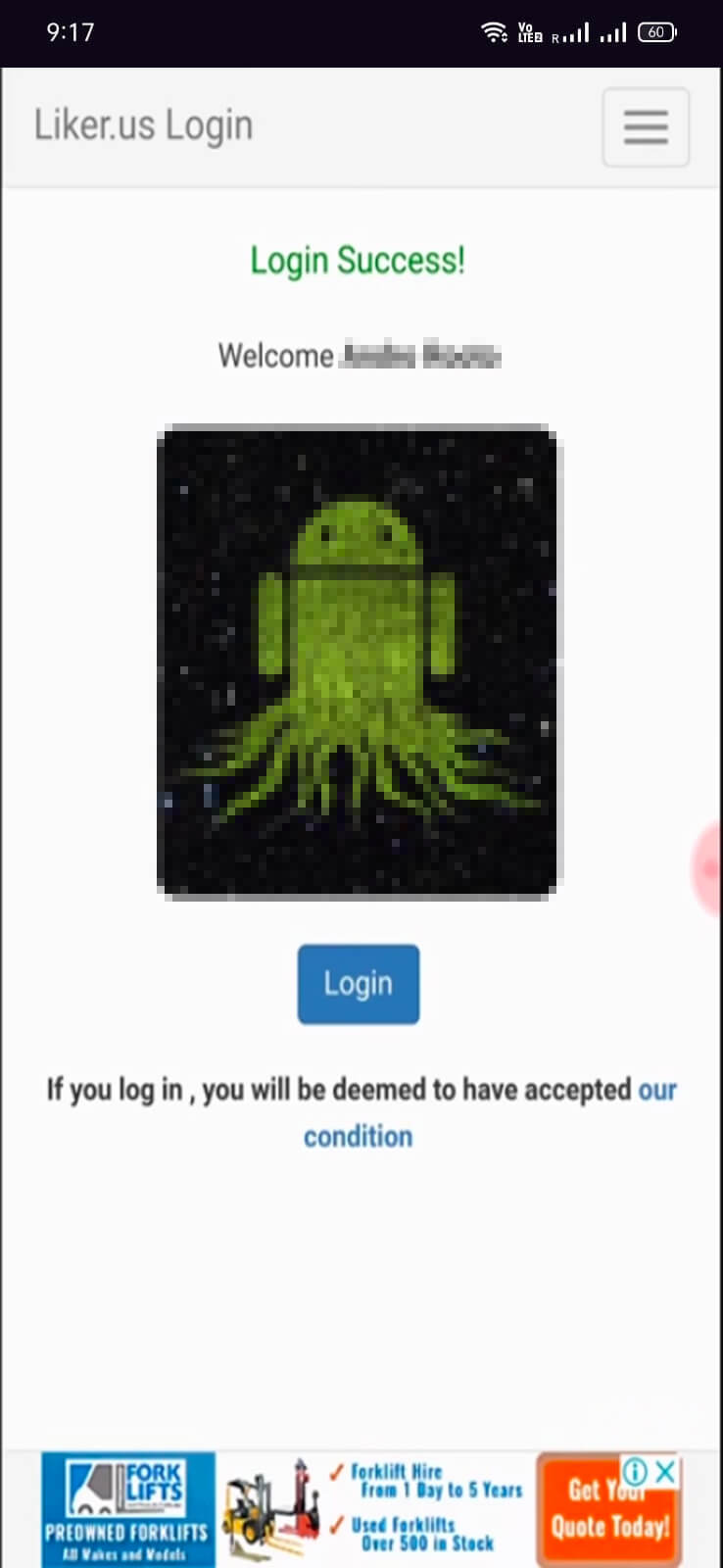 Screenshot Liker.us APK v30000