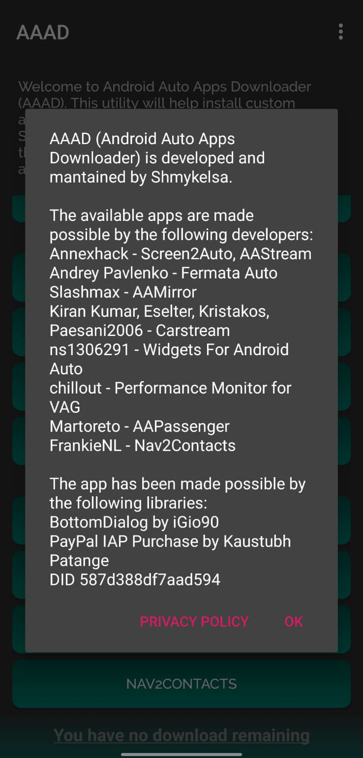 Screenshot AAAD APK v6.0