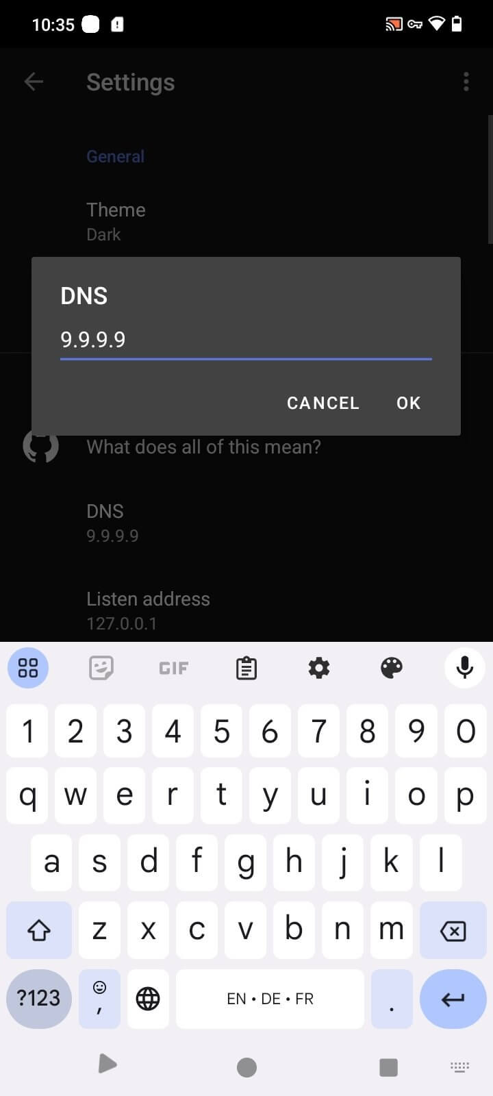 Screenshot Byedpi APK v1.2.0 untuk Android