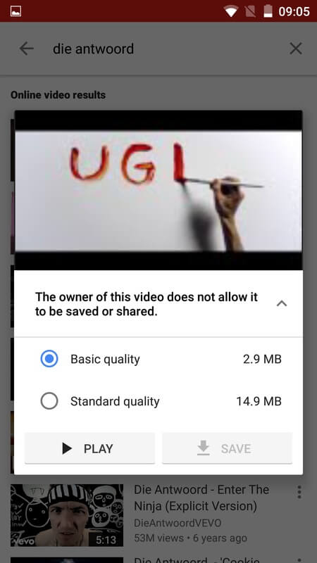 Screenshot YouTube Go APK