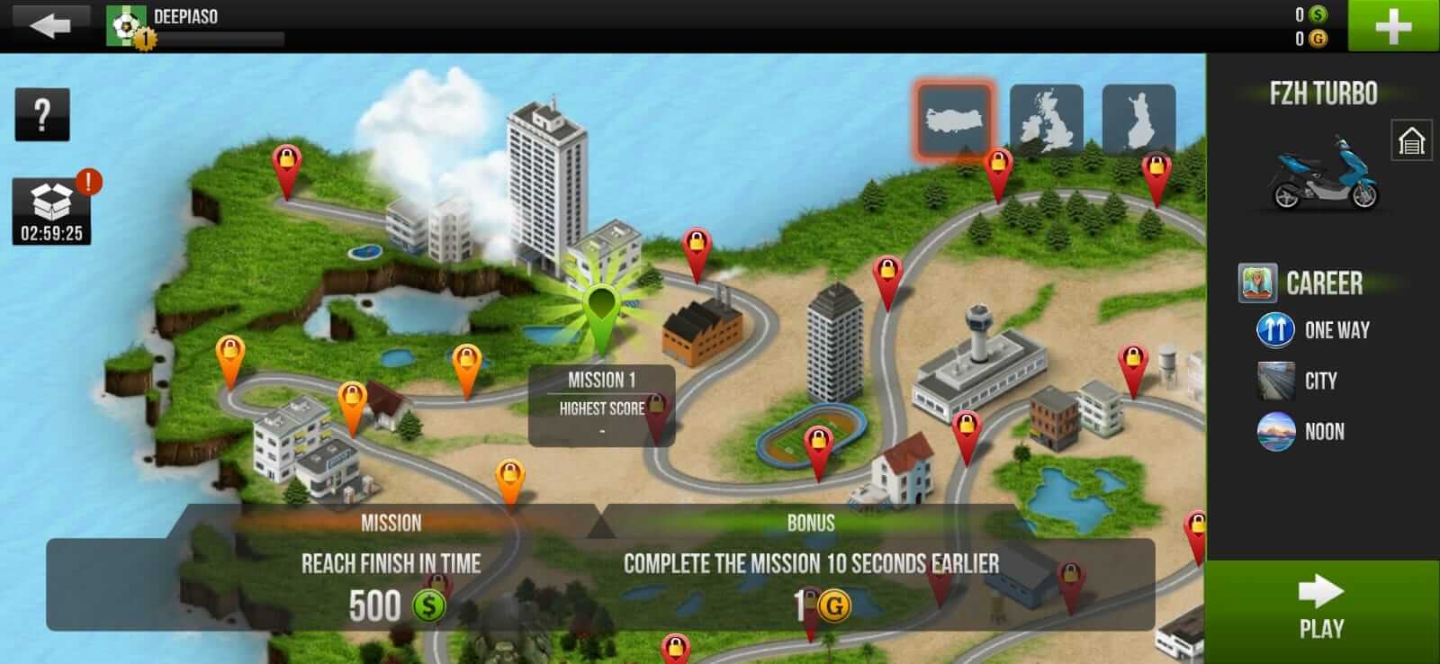 Screenshot Traffic Rider APK