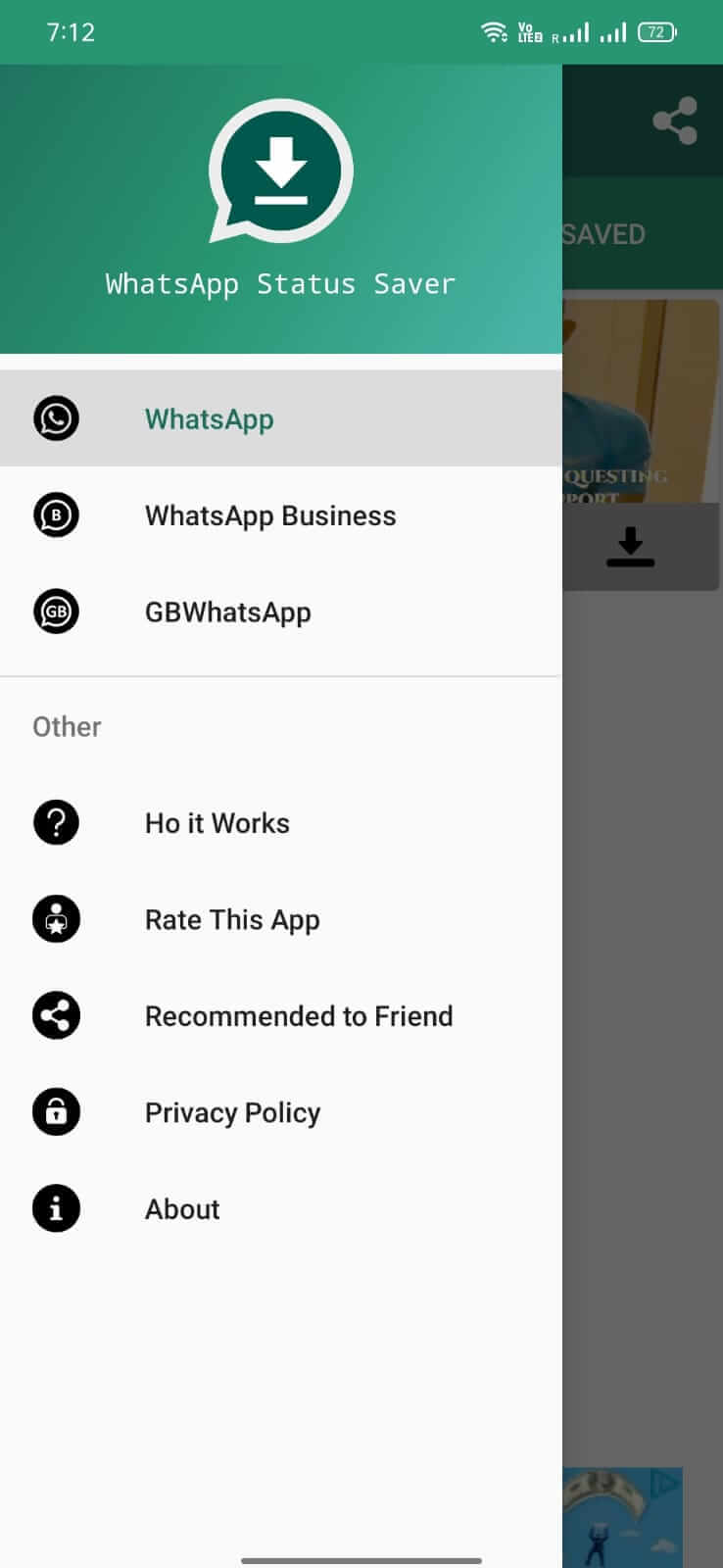 Screenshot Status Saver for WhatsApp