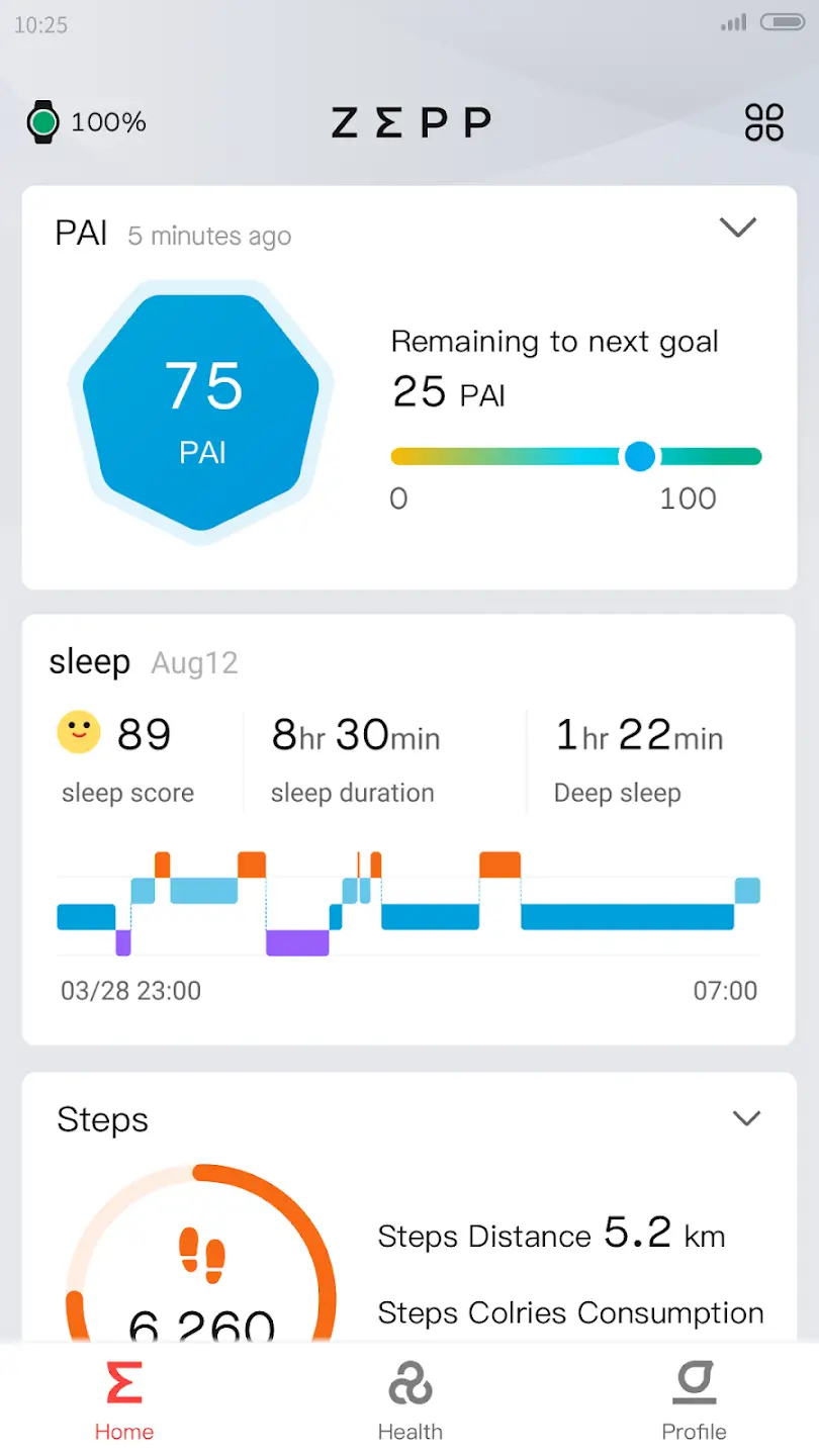 Screenshot Zepp APK v10.2.5-play untuk Android