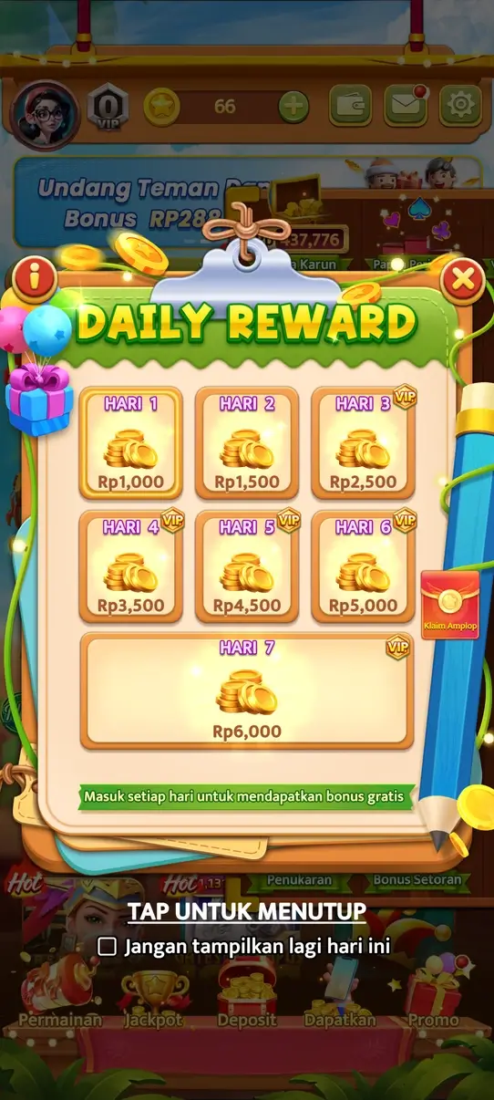 Screenshot 66Menang APK v9.9