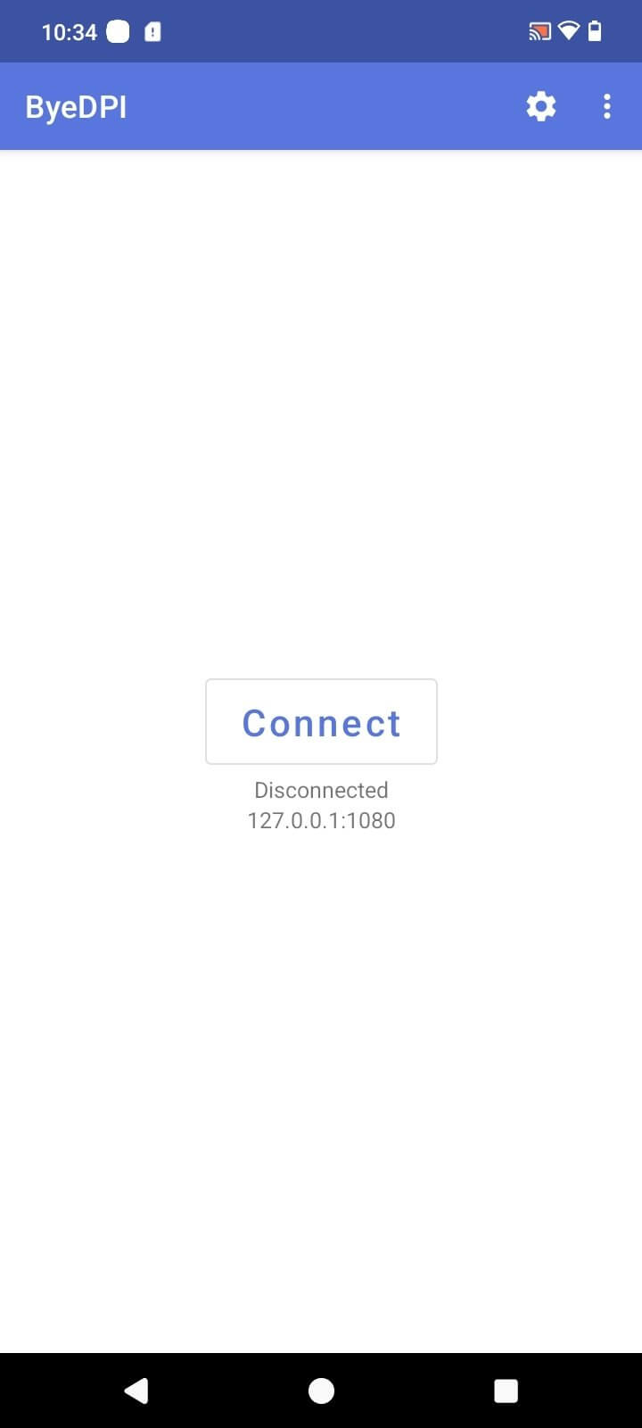 Screenshot Byedpi APK v1.2.0 untuk Android