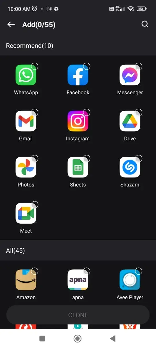 Screenshot GSpace APK