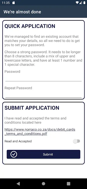 Screenshot Norraco Transact APK 0.4.5 untuk Android