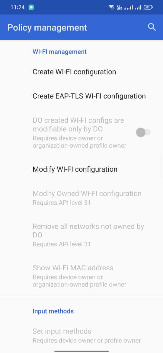 Screenshot Test DPC APK