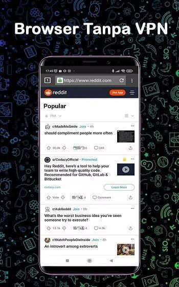 Screenshot XNXUBD VPN Browser APK