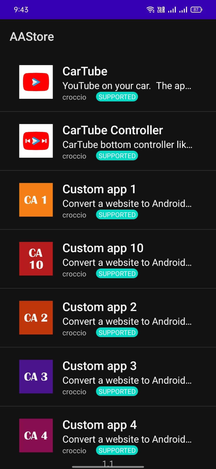 Screenshot AAStore APK v2.1 untuk Android