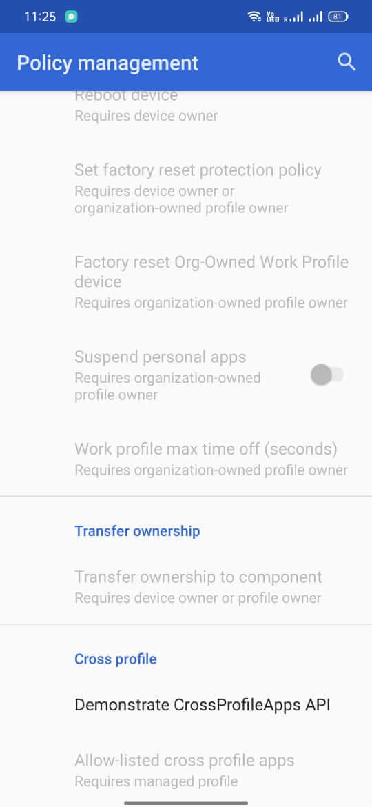 Screenshot Test DPC APK