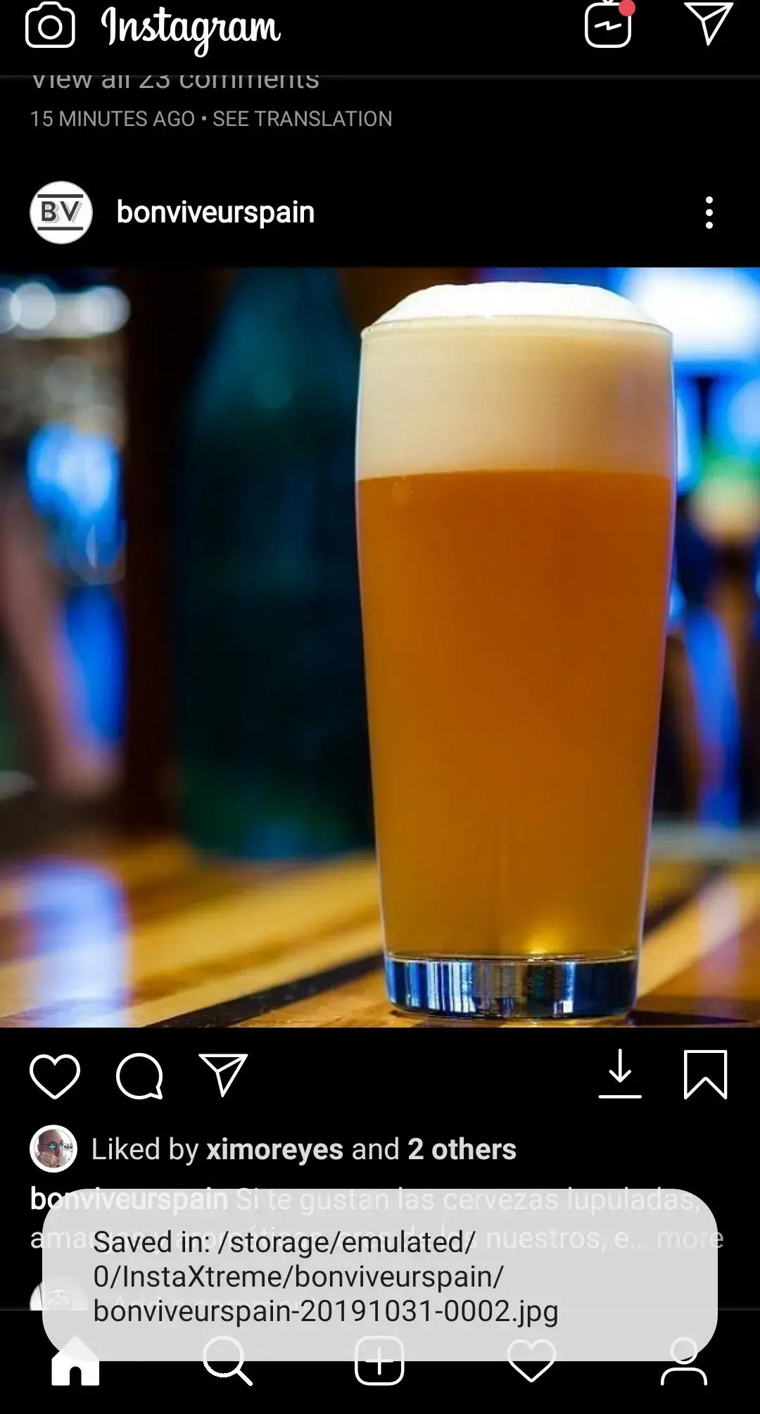 Screenshot InstaXtreme APK v22 untuk Instagram yang Lebih Fleksibel