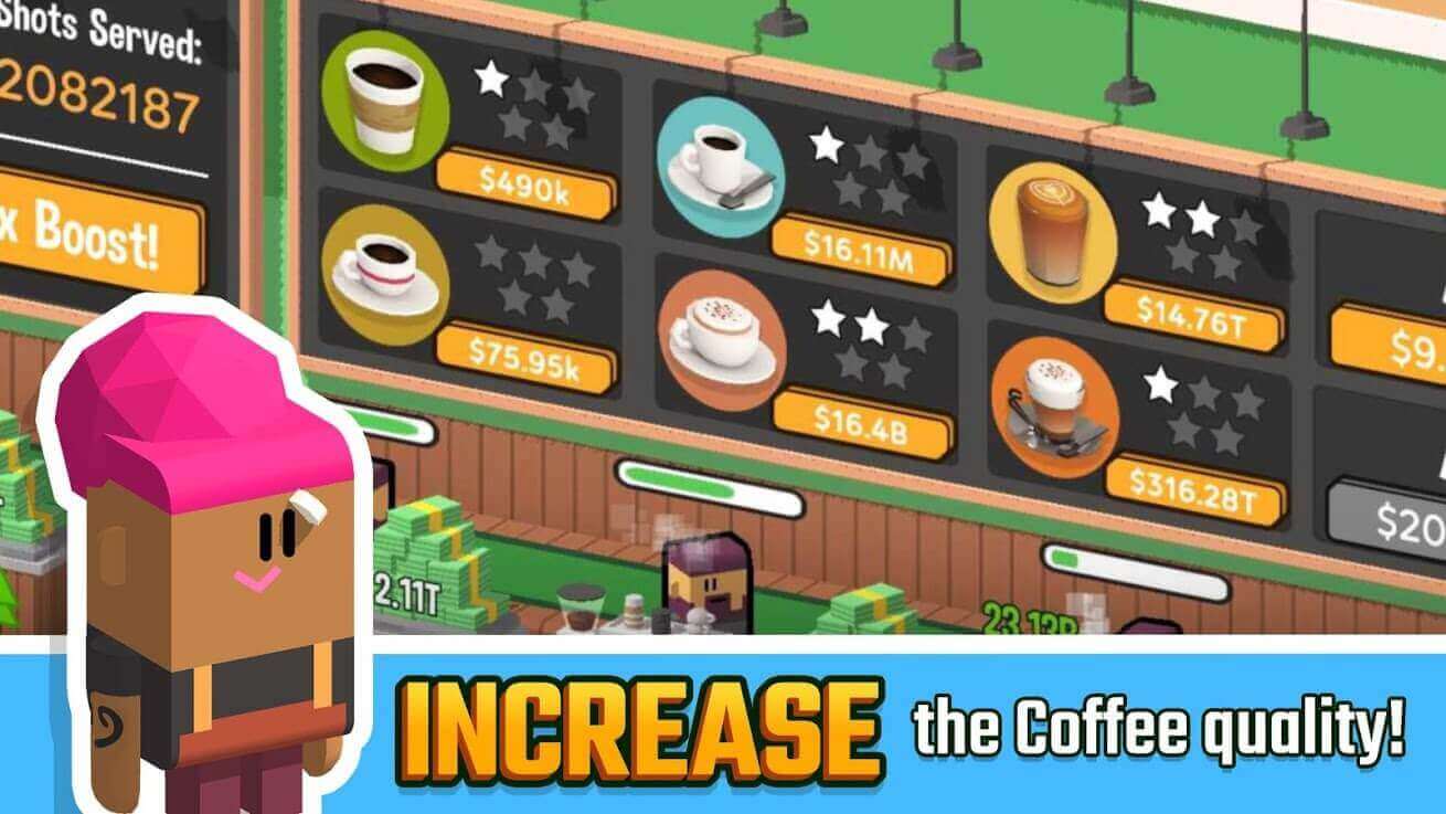 Screenshot Idle Coffee Corp APK