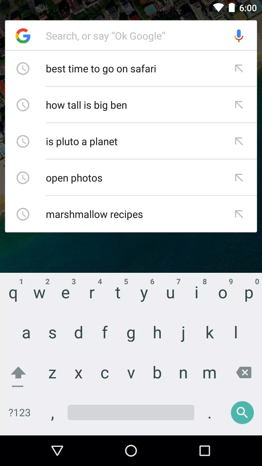 Screenshot Google Now Launcher APK