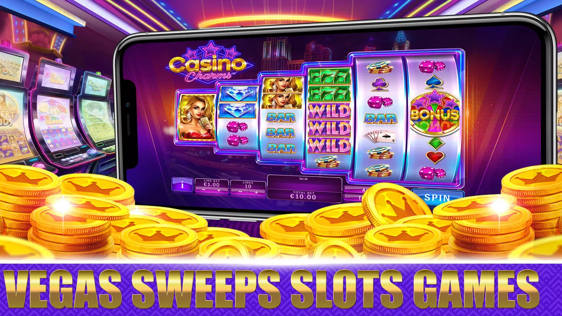 Screenshot Vegas Sweeps Slots 777 APK Versi 1.0.61