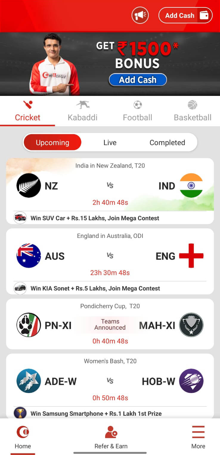 Screenshot My11Circle APK