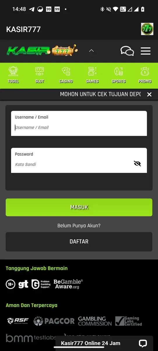 Screenshot Kasir777 APK