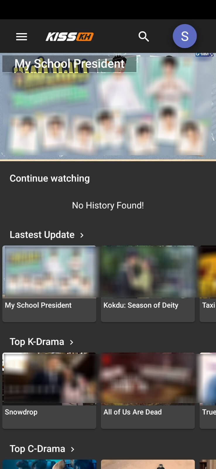 Screenshot KissKH APK v9.8 untuk Streaming Drama Asia