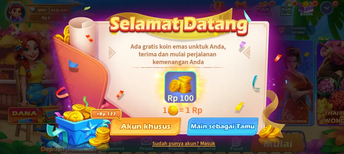 Screenshot Hoki APK v9.9 untuk Spin Slot Santai dan Seru