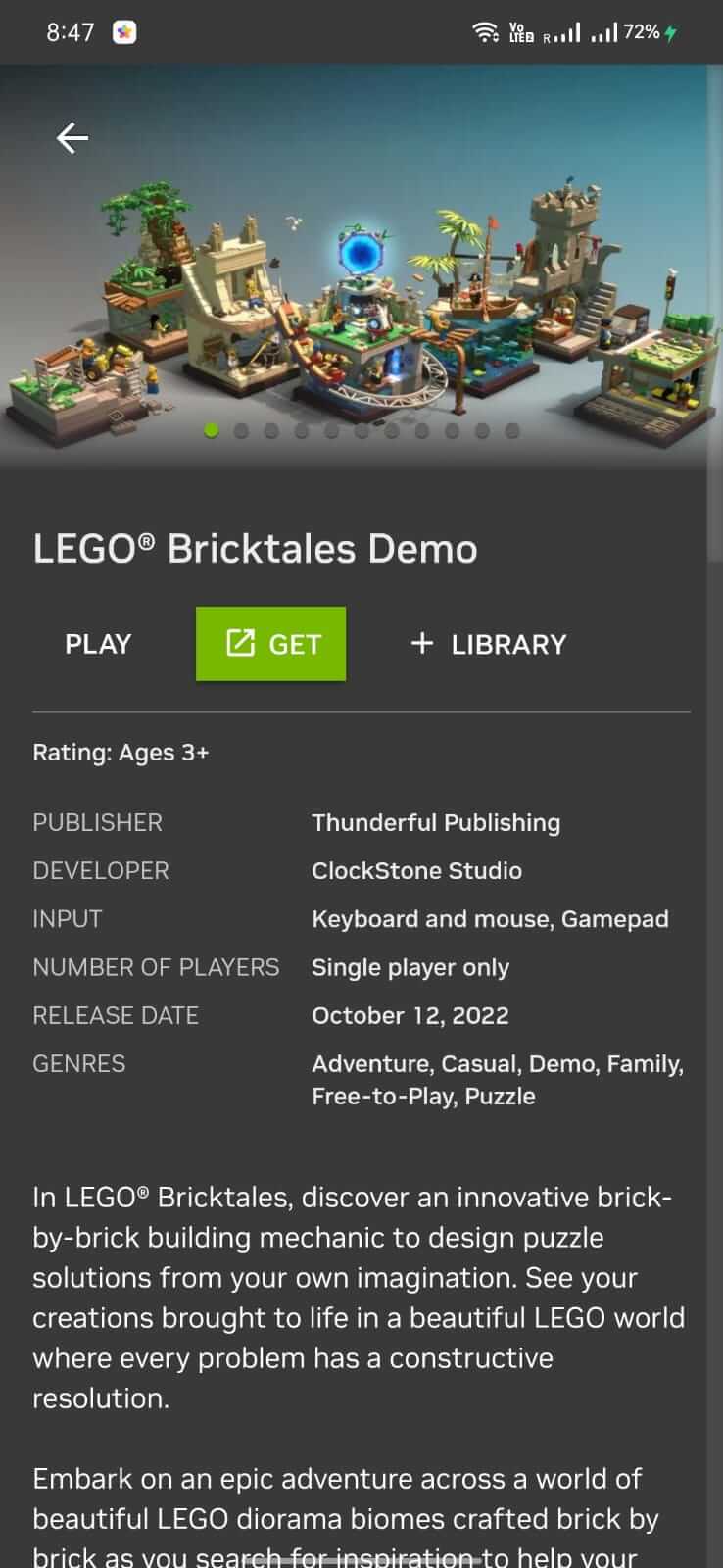 Screenshot NVIDIA GeForce NOW APK