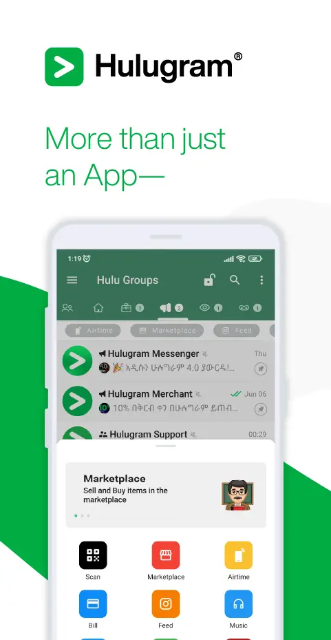 Screenshot Hulugram Messenger APK
