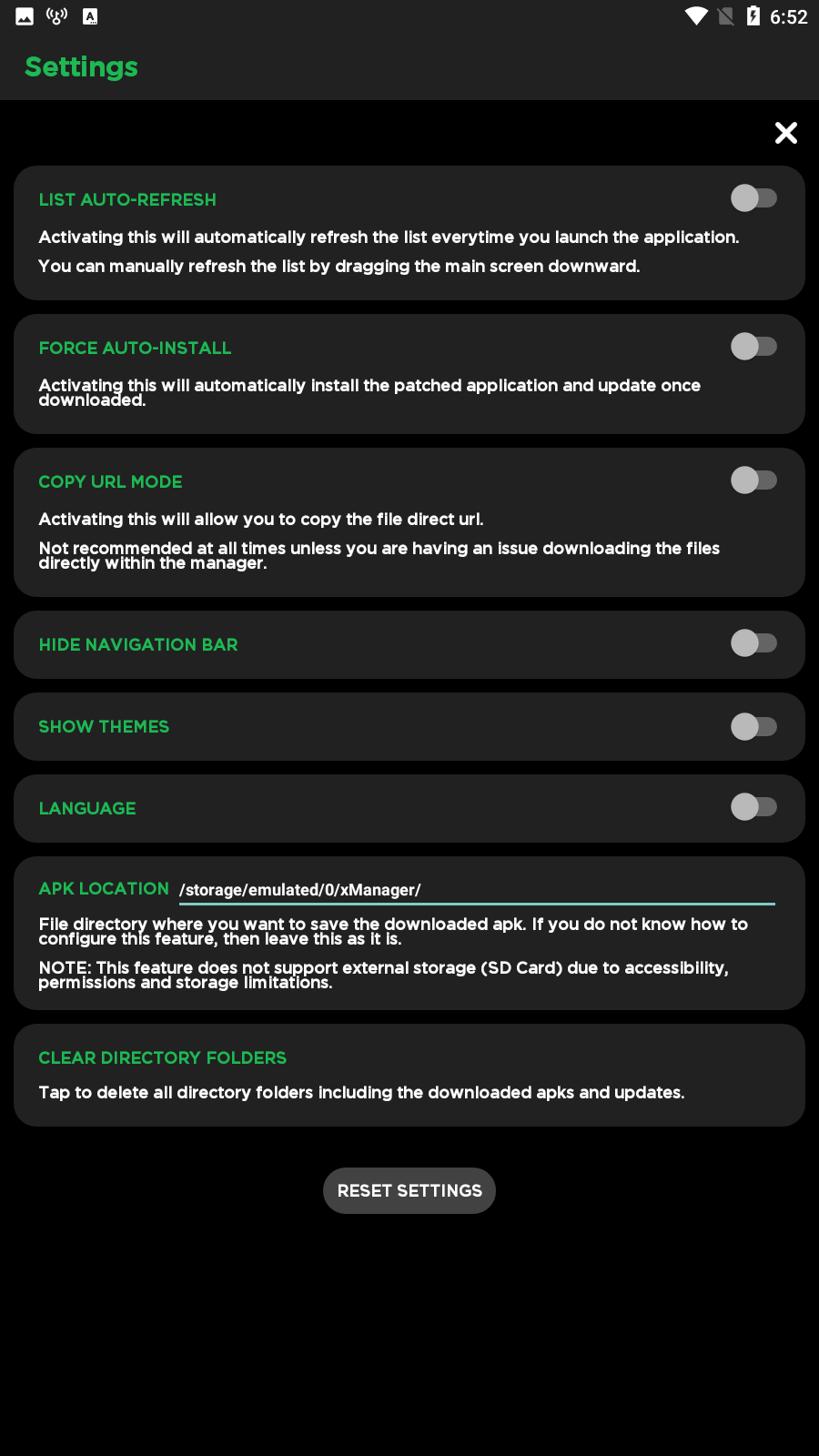 Screenshot xManager for Spotify APK v5.9
