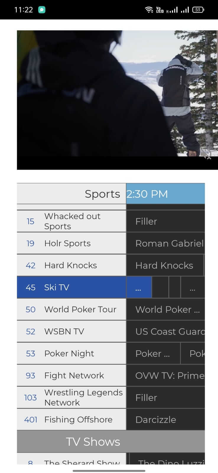 Screenshot Airy TV APK v6.0.4 untuk Streaming Live TV Gratis