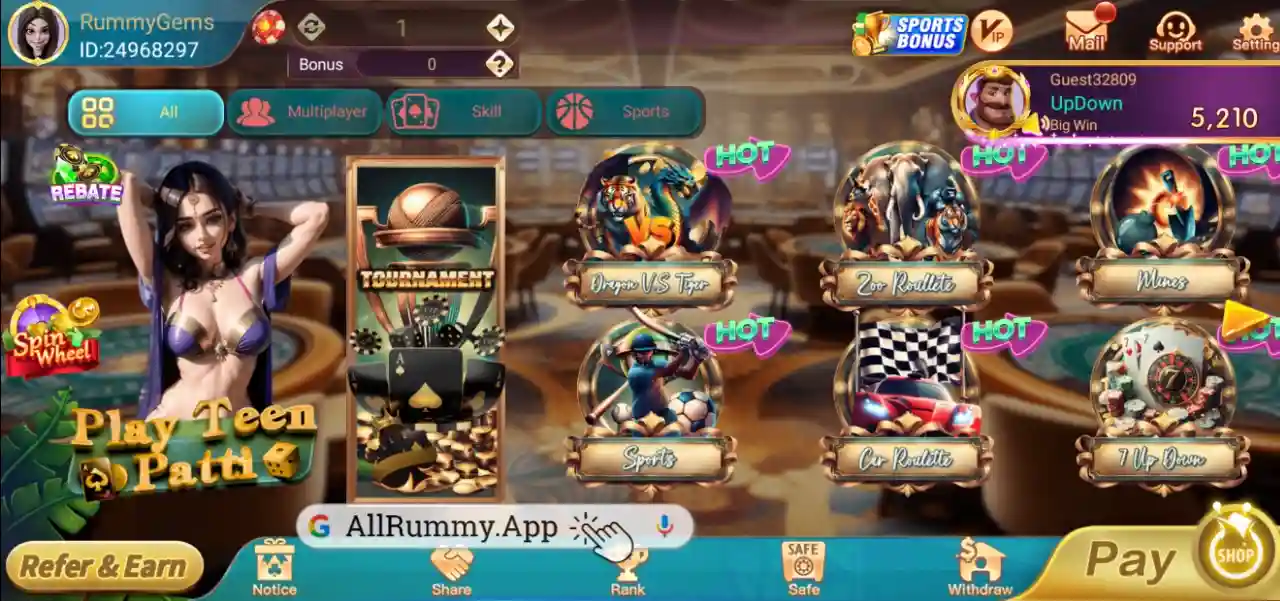 Screenshot Rummy Gems APK v2.8.3