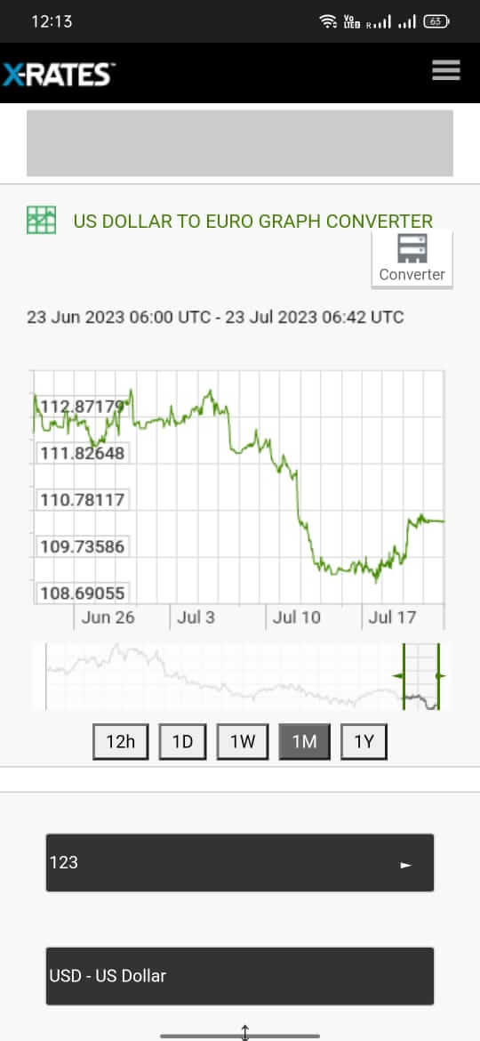 Screenshot XRates APK