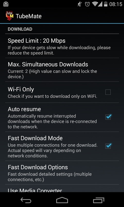 Screenshot TubeMate APK v3.4.20.1549 untuk Android