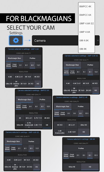 Screenshot Blackmagic Camera APK untuk Android