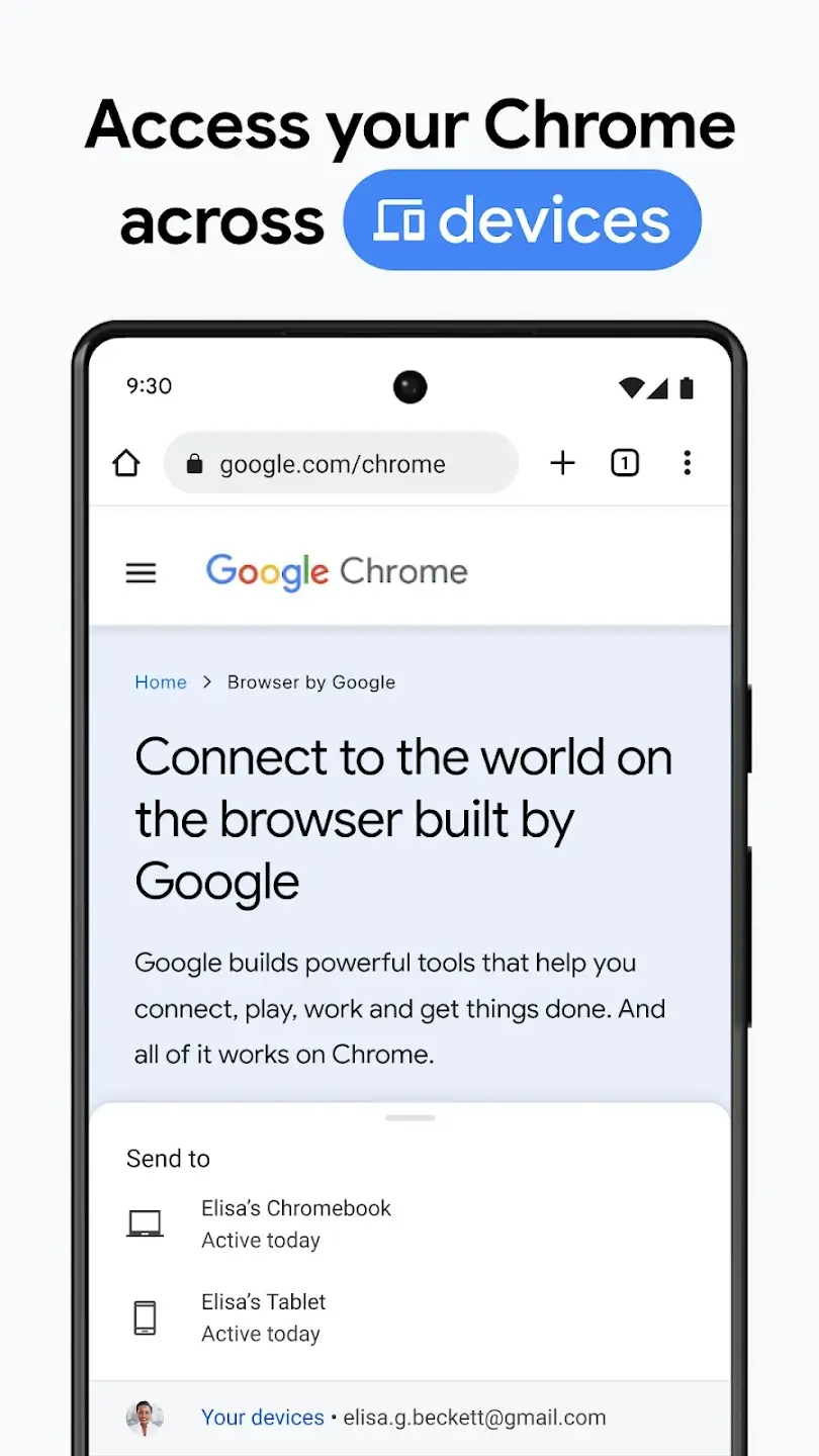 Screenshot Chrome APK v148.0.7778.120 untuk Android