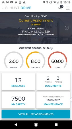 Screenshot J.B. Hunt DRIVE APK v6.41.1