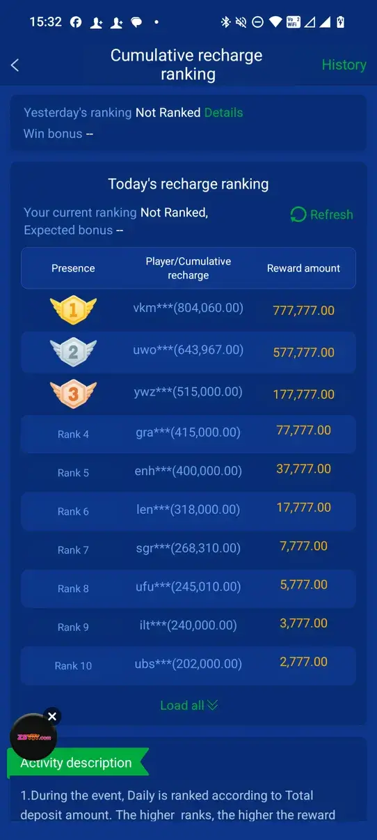 Screenshot WC777 APK v6.3.5